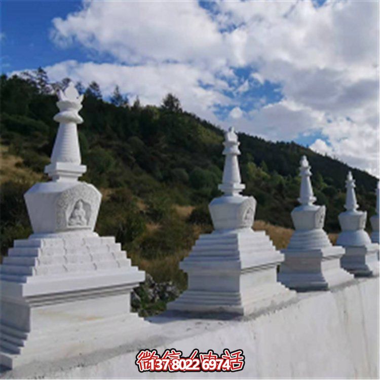 大理石雕刻舍利菩提寶塔景區(qū)寺廟戶外擺件