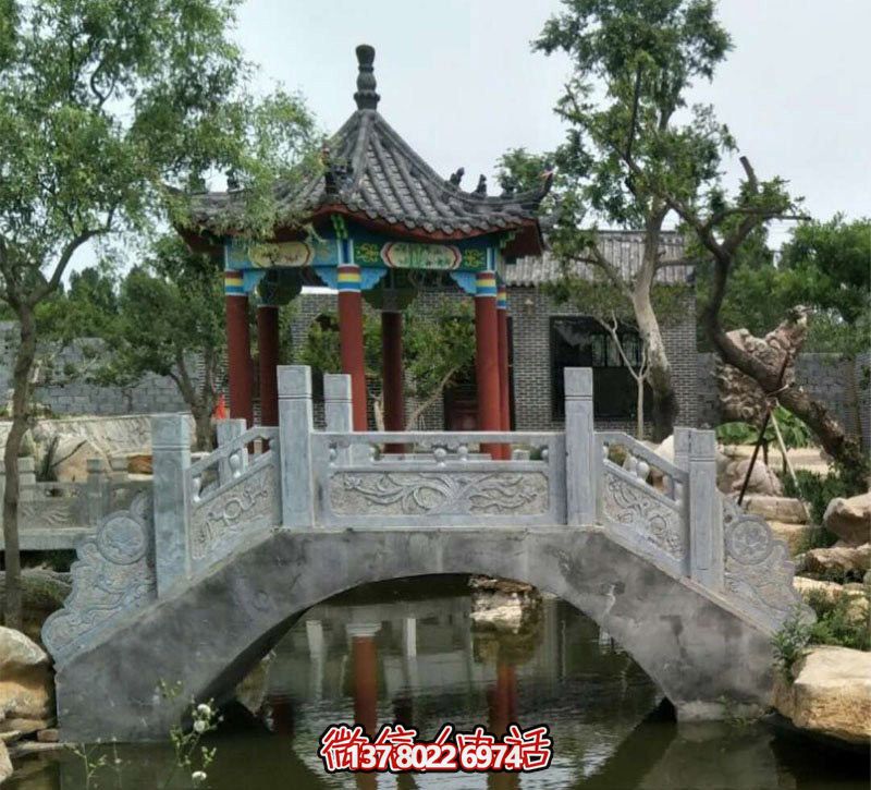 雅致江南園林仿古小橋石雕 雅致江南園林仿古小橋石雕