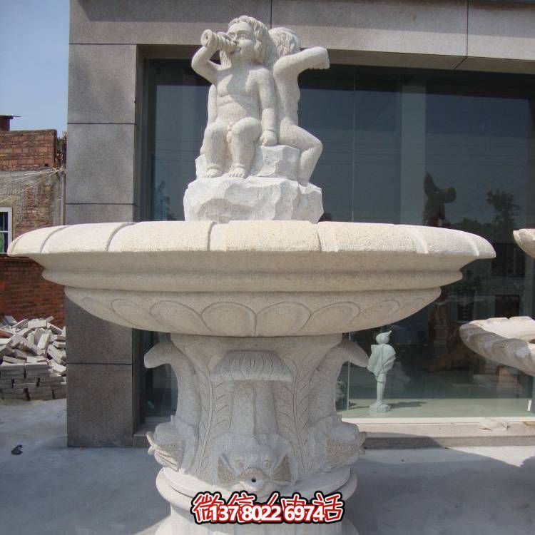 精致浪漫，歐式混搭噴泉景觀裝飾