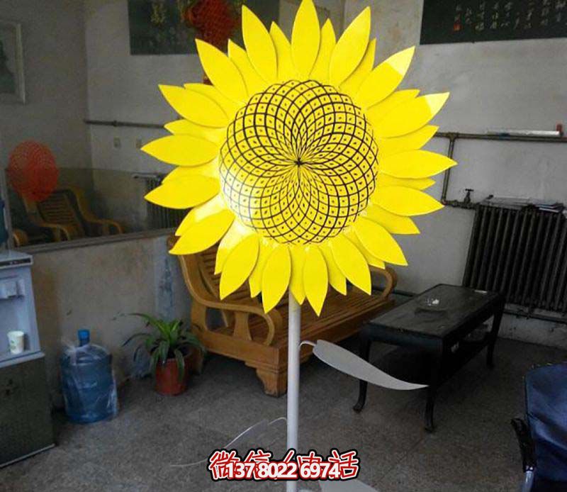 不銹鋼游樂園草坪擺放雕塑,向日葵裝飾 不銹鋼游樂園草坪擺放雕塑,向日葵裝飾