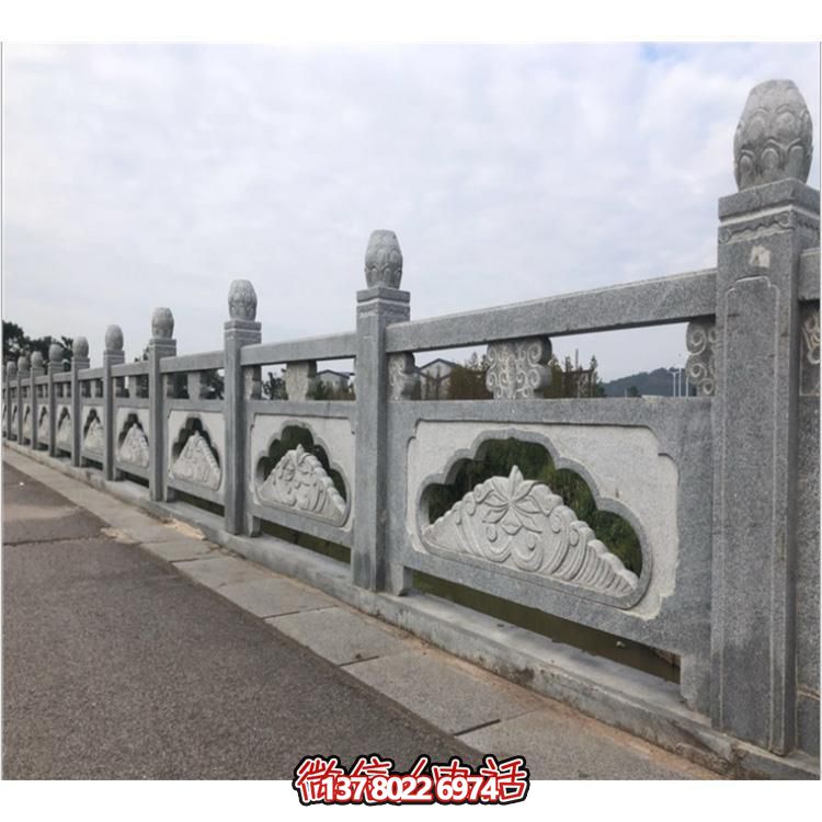 精致青石石雕欄桿，打造美麗公園景區