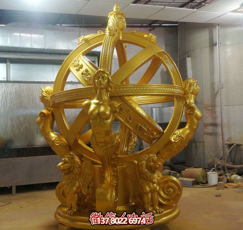 商場廣場擺放的不銹鋼噴漆美人魚雕塑 商場廣場擺放的不銹鋼噴漆美人魚雕塑